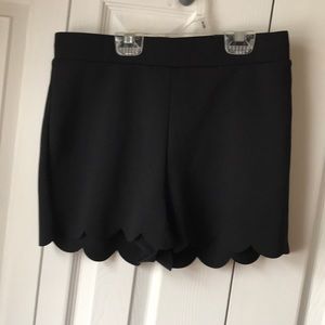 Express Scalloped Hem Soft shorts